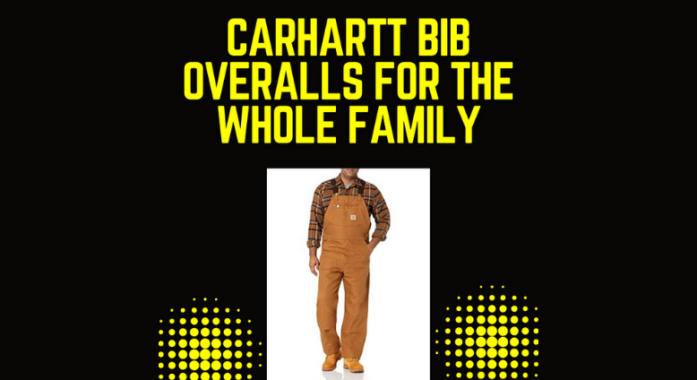 Carhartt Kids' Canvas Bib Overall #CM8609